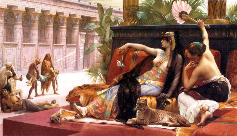 Cleopatre essayant des poisons sur des condamnes a mort, Alexandre Cabanel